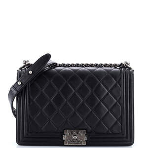 Chanel Boy Flap Bag Quilted Calfskin #234059C38B